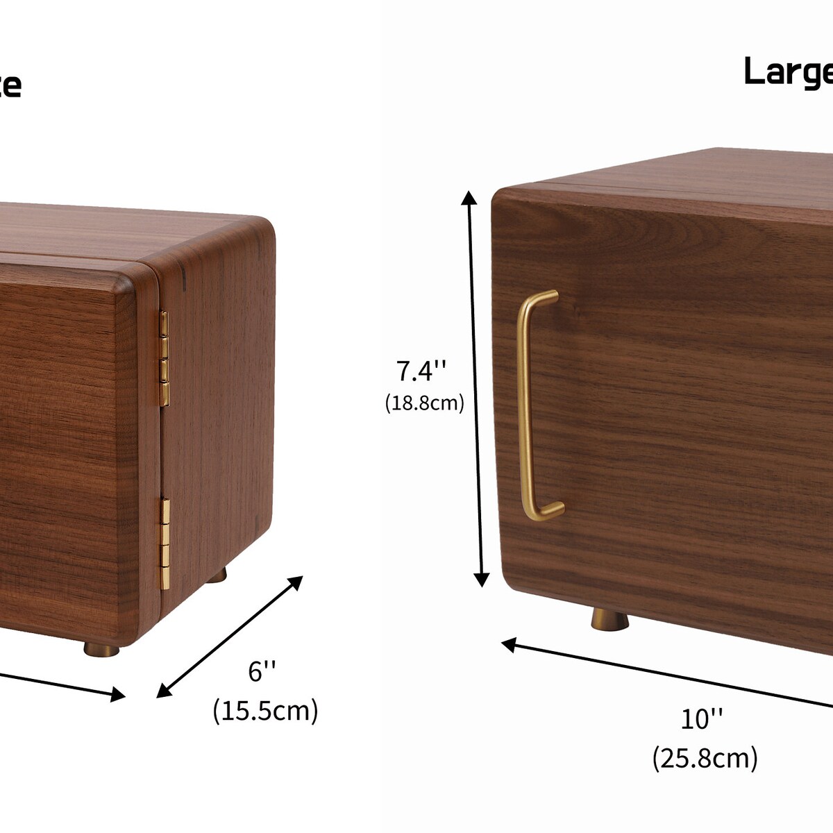 Walnut Wooden Jewelry Box with Drawers, Vintage Jewelry Organizer, Anniversary Gifts, Jewelry Storage Large, Gift for Sister, Couple Gift