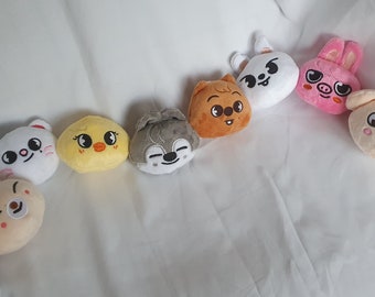 Stray Kids Skzoo Plushie Keychains - Bang Chan, Lee Know, Felix, Hyunjin, Seungmin, I.N, Han, Changbin