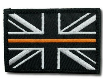 Thin Orange Line Velcro Patch - Search and Rescue - 2 sizes