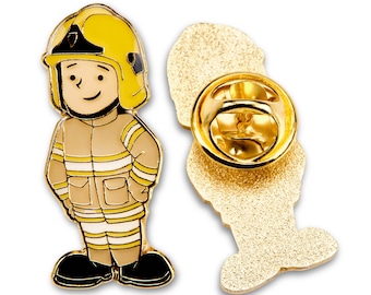 Fireman Pin Badge