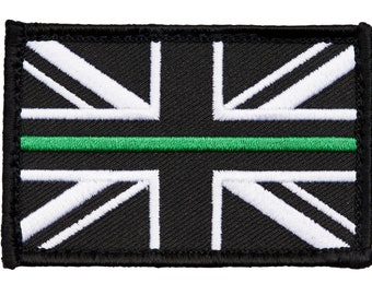 Thin Green Line Velcro Patch - 3 sizes