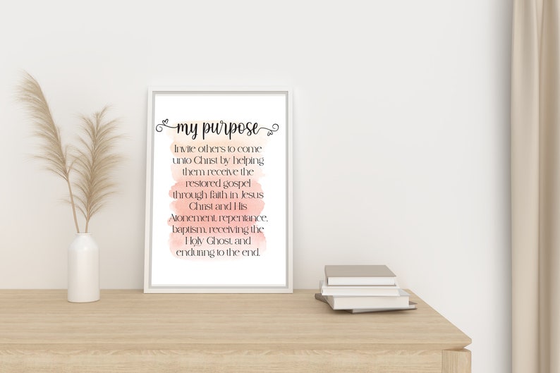 LDS Sister Missionary Purpose Digital Print Instant Digital Download ...