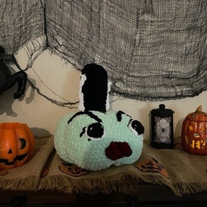 Bride of Frankenstein Pumpkin Crochet Pattern