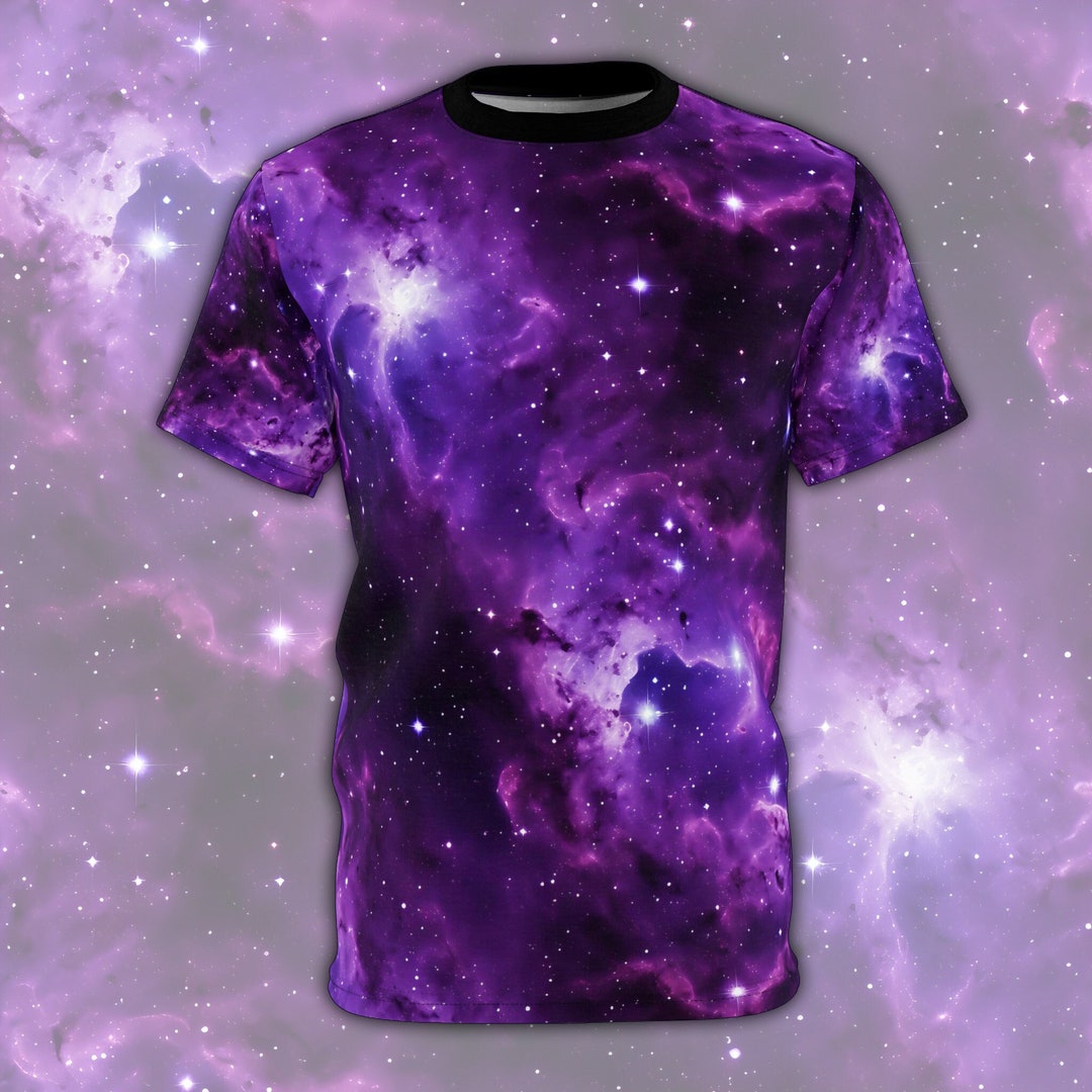 Purple Galaxy Space Men's Sweatshirt