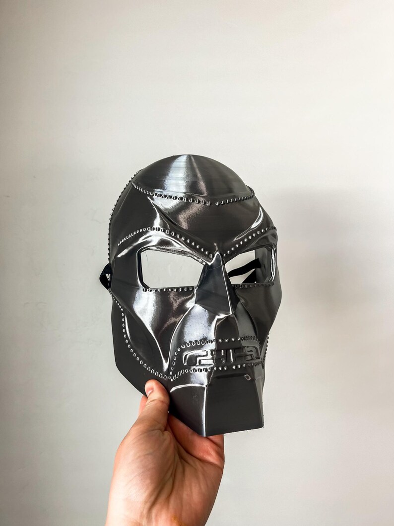 Doctor Doom Cosplay Mask 3D Printed Villain Mask for Cosplay ...