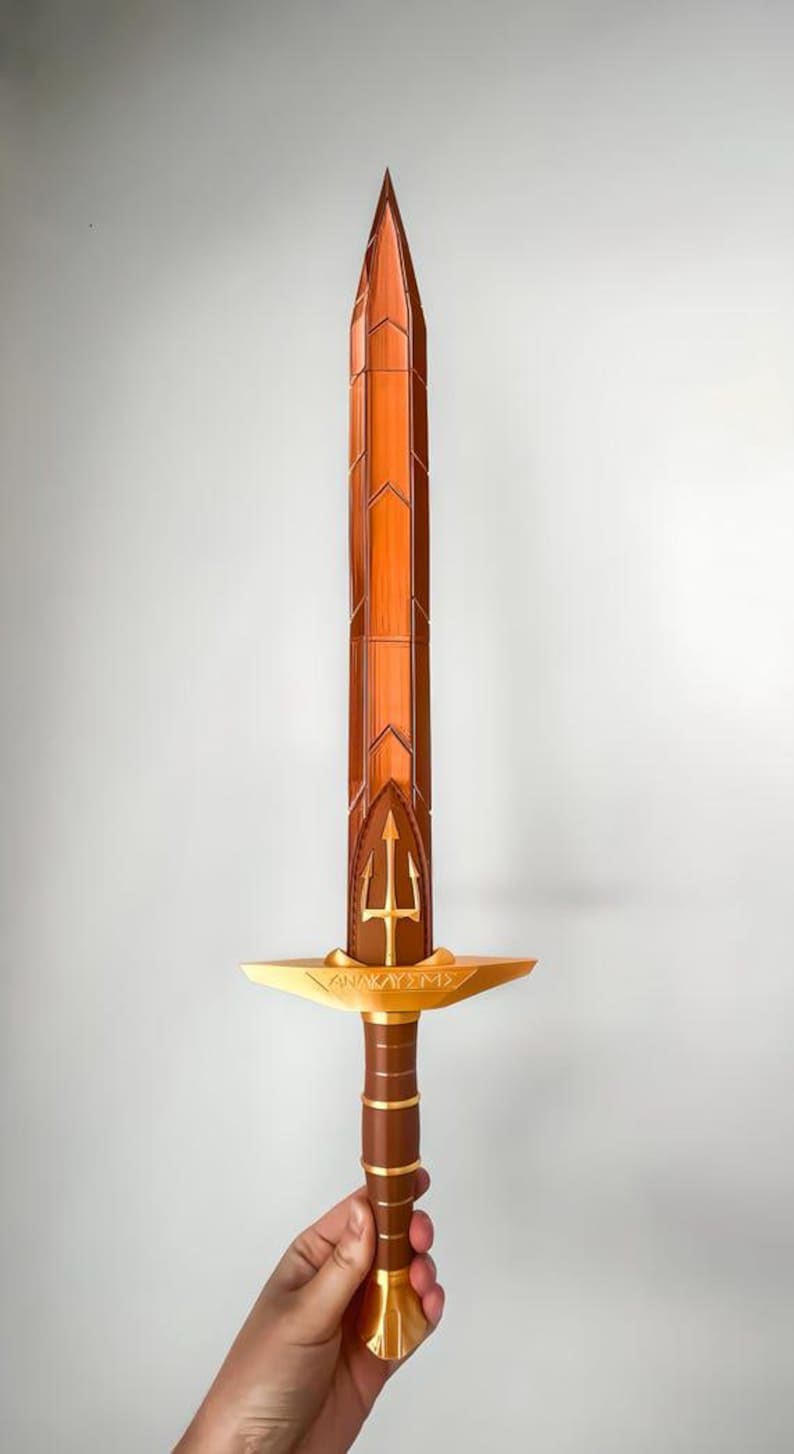 Percy Jackson Inspired Riptide Replica | 3D Printed Celestial Bronze ...