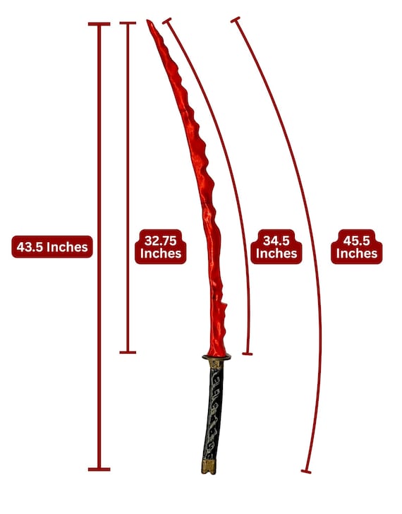 Elden Ring Rivers of Blood Katana Inspired Replica | Display