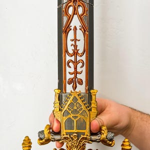 Elden Ring Sword Inspired Replica, Sword of Night and Flame Display Piece, Perfect for Elden Ring and fromsoftware Fans