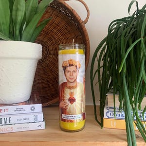 Saint Michael Cera-gebedskaars - geurende sojawas