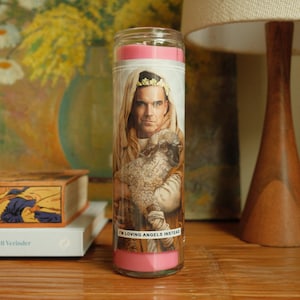 Saint Robbie-gebedskaars - geurende sojawas