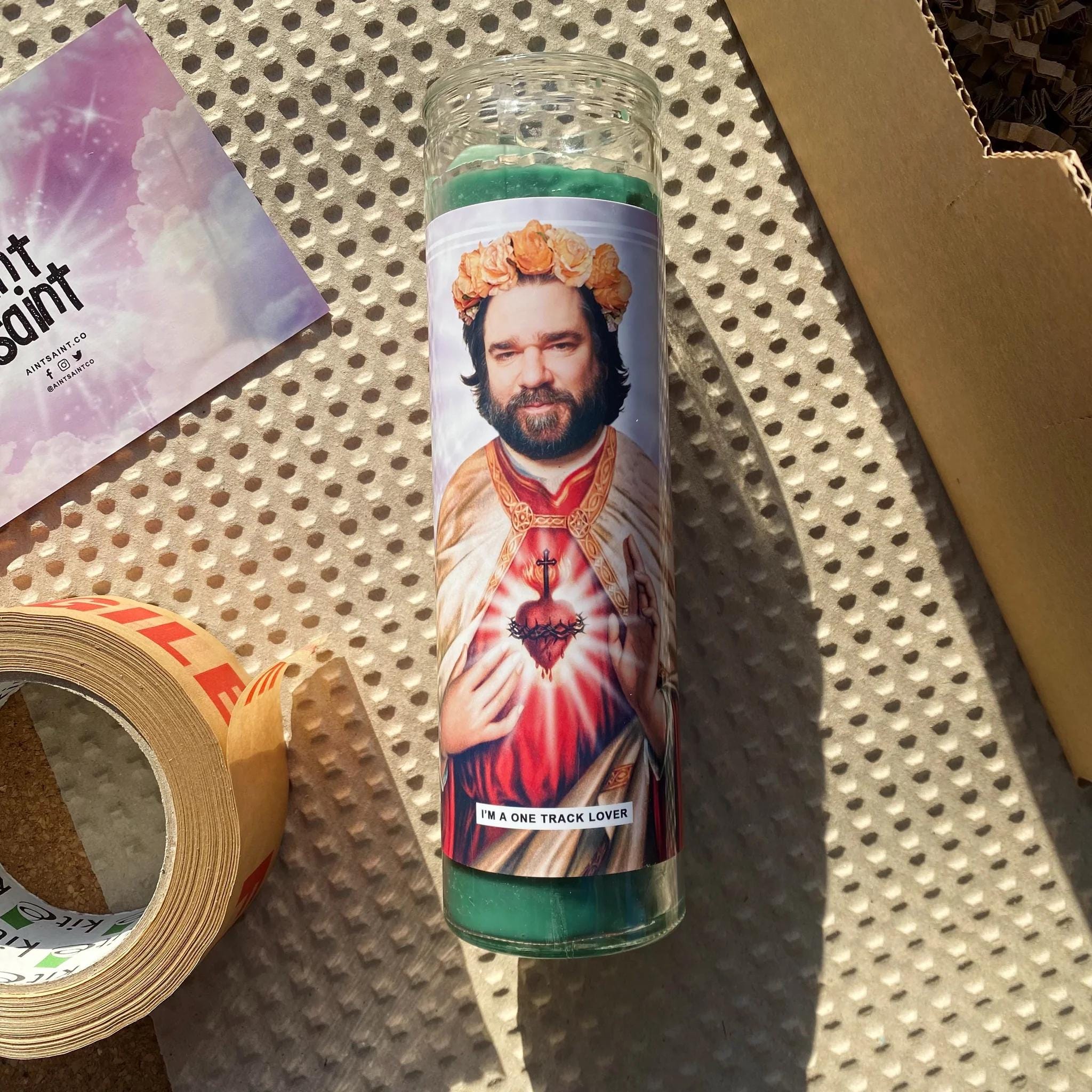 Saint Matt Berry Prayer Candle - Scented Vegan Soy Wax - Etsy