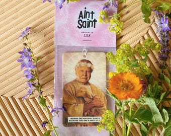 Saint David Attenborough Car Air Freshener