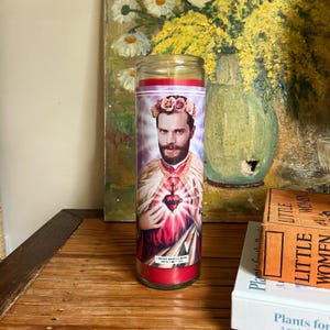 Gebedskaars Saint Jamie Dornan - geurende sojawas