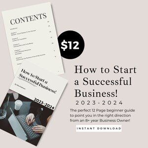 How to Start a Successful Business!