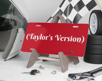 Taylor's Version dunkelrote Front Auto Waschtisch Platte