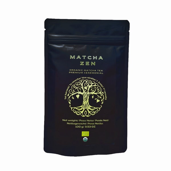 MATCHA ZEN | Ceremonial matcha tea, with collagen, lose weight