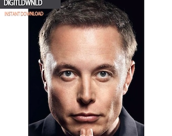 May include: A close-up portrait of Elon Musk, the founder of Tesla and SpaceX, with a serious expression. He is wearing a black suit jacket and has his hands clasped in front of him. The image is from the book "Elon Musk" by Walter Isaacson.