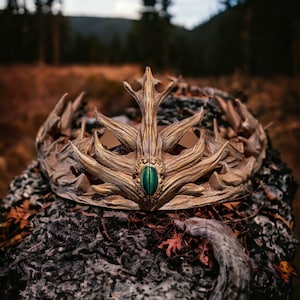 Hand Painted Vine Crown: 3D Printed Elven Cosplay Headpiece