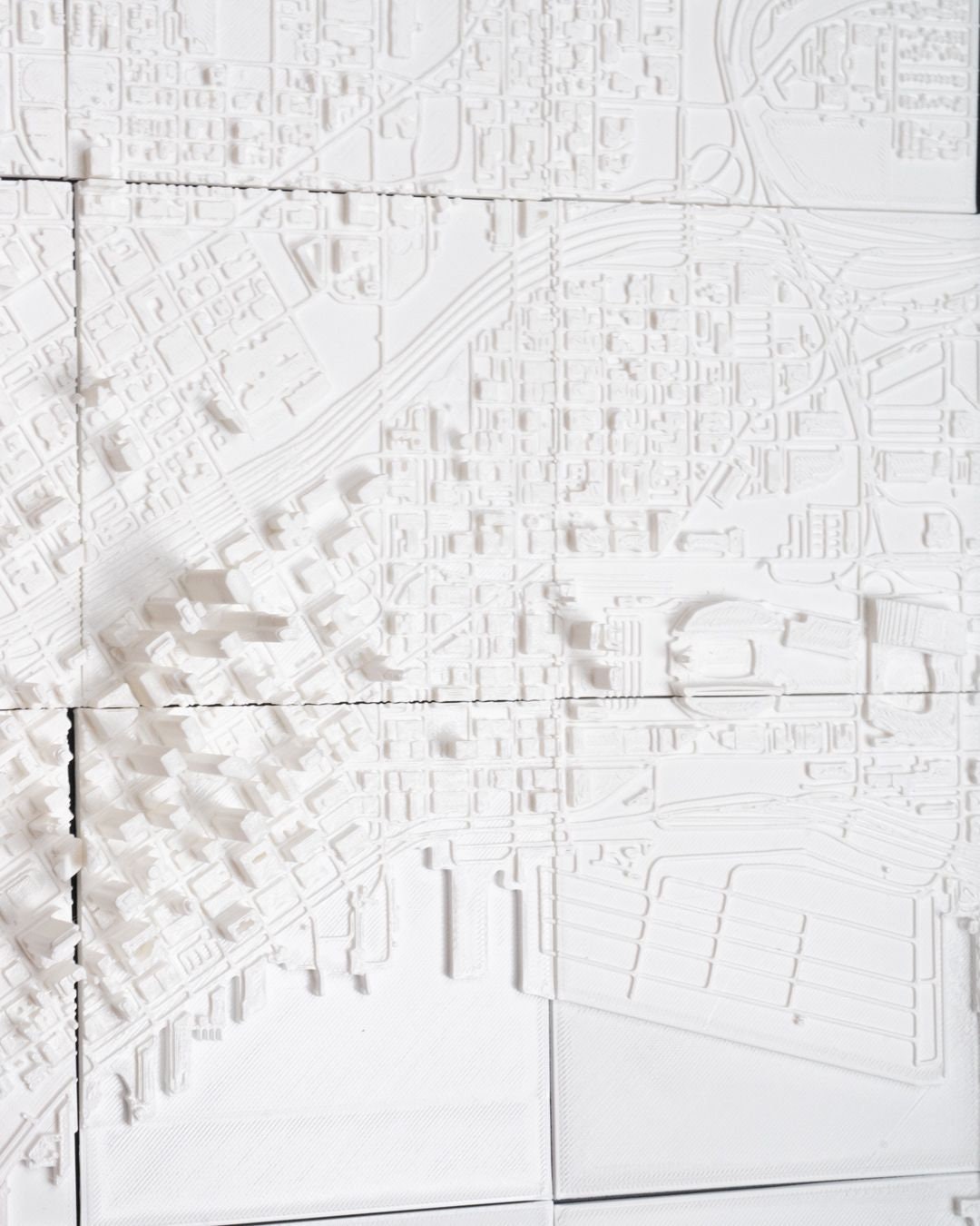 3D Printed Map Of Seattle Washington Whole Map Etsy 3d printed map of seattle washington whole map etsy