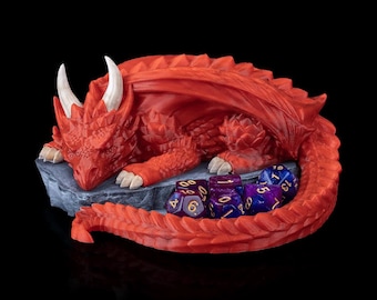 3D Printed Dragon Dice Holder: RPG Gaming Tray