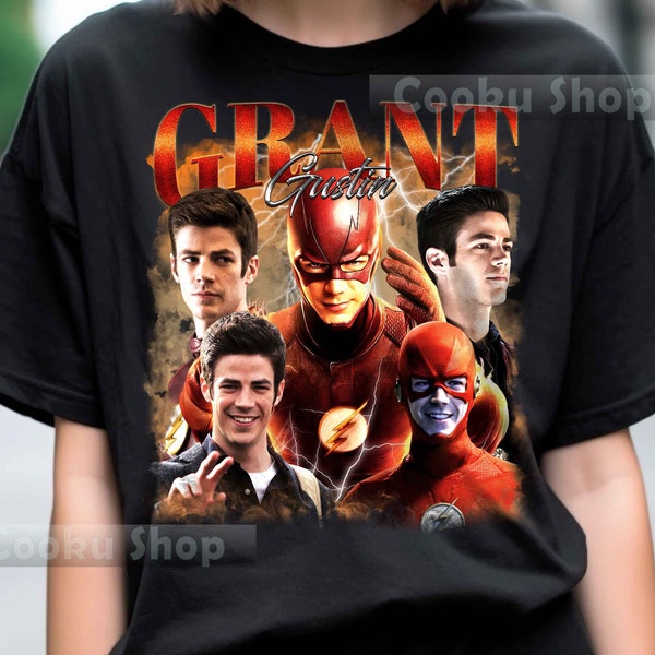 Retro Grant Gustin TShirt, Grant Gustin hoodie, Grant Gustin sweatshirt, Grant Gustin vintage shirt