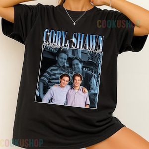 Limited Vintage Cory and Shawn T-Shirt, Hoodie, or Sweatshirt | Boy Meets World Retro Fan Gift | Unisex 90s TV Show Clothing for Him Her