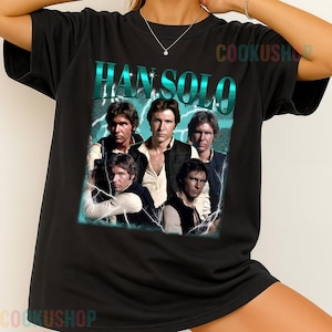 Limited Vintage Han Solo T-Shirt, Hoodie, or Sweatshirt | Movie-Inspired Retro Fan Gift | Cool Unisex Shirt for Him Her