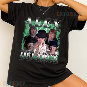 Limited Vintage Alex Delarge T-Shirt, Hoodie, or Sweatshirt | Movie-Inspired Retro Fan Gift | Cool Unisex Shirt for Him Her