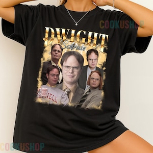 Limited Vintage Dwight Schrute T-Shirt, Hoodie, or Sweatshirt | Movie-Inspired Retro Fan Gift | Cool Unisex Shirt for Him Her