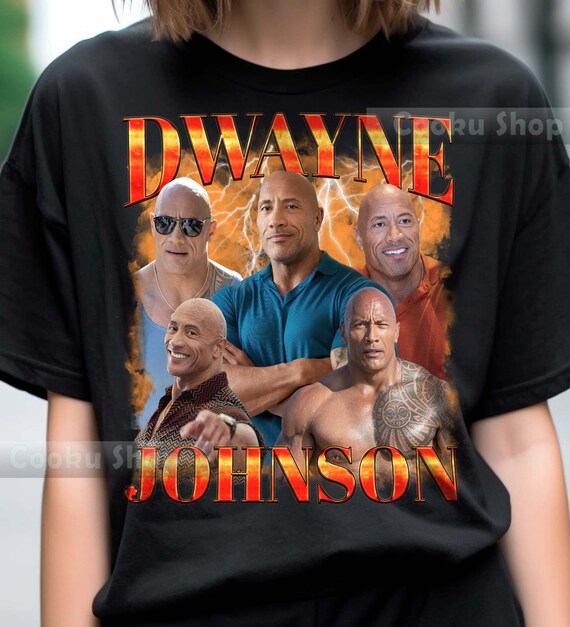 Retro Dwayne Johnson Tshirt Dwayne Johnson Hoodie Dwayne Johnson Sweatshirt Dwayne Johnson Rock Style Bootleg Tee Etsy Canada