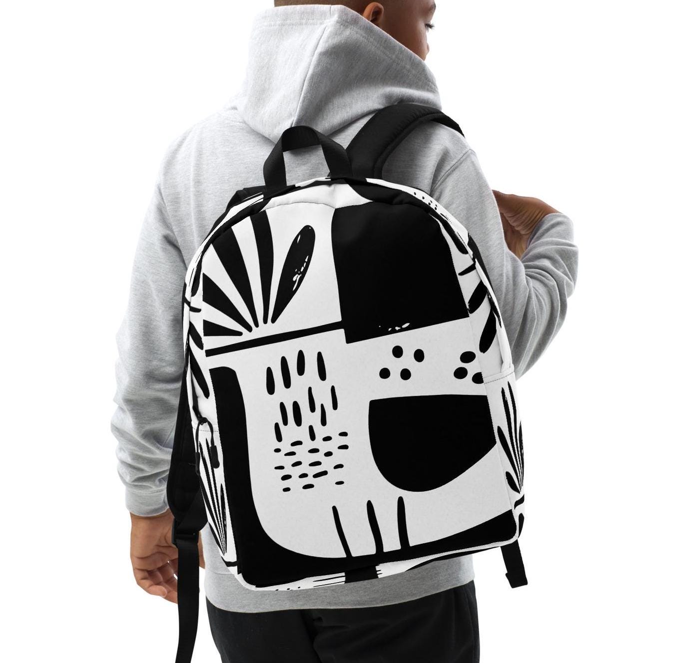 School bag with secret pocket sale