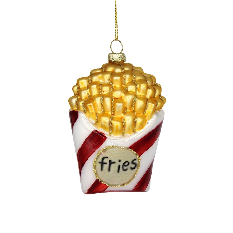 Chive Ceramics Studio French Fries Ornament - Thumbnail 2