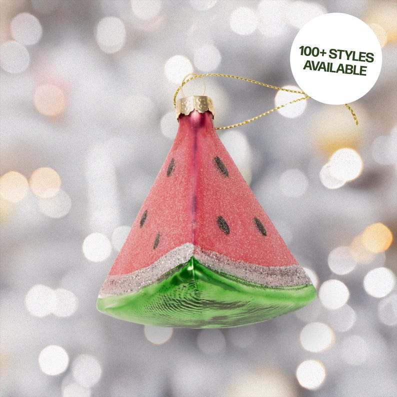 Chive Ceramics Studio Watermelon Slice Ornament - Thumbnail 4