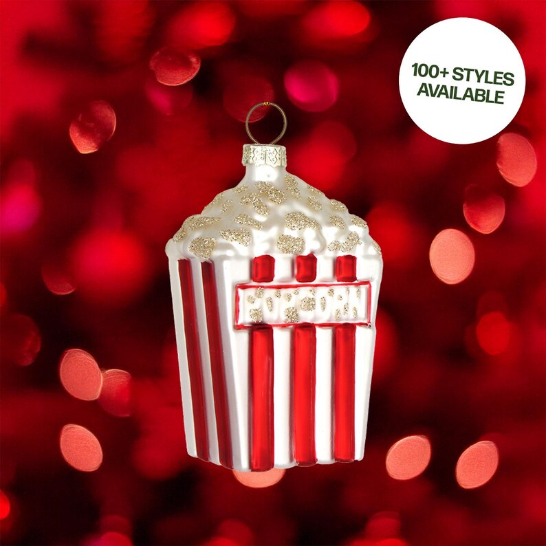 Chive Ceramics Studio Popcorn Bucket Ornament - Thumbnail 5