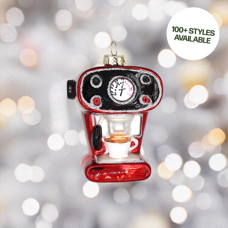 Chive Ceramics Studio Espresso Machine Ornament - Thumbnail 2