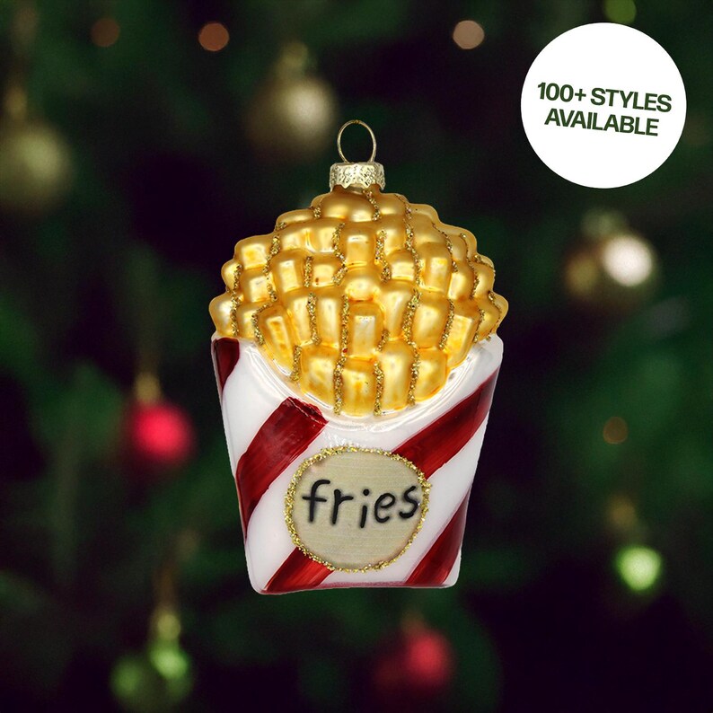 Chive Ceramics Studio French Fries Ornament