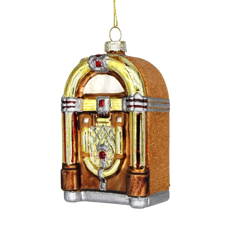 ChiveCeramics Jukebox Christmas Ornament