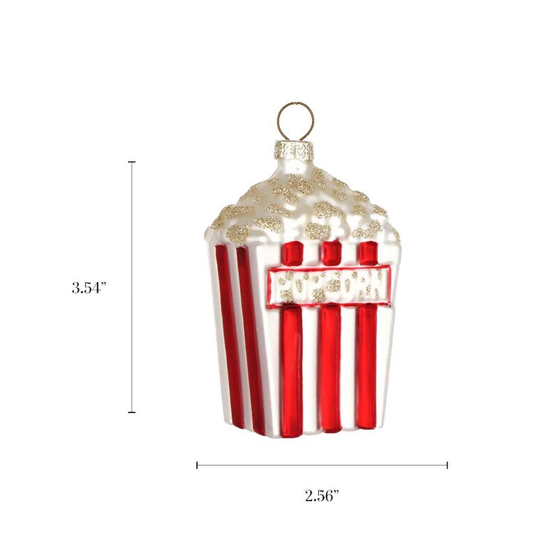 Chive Ceramics Studio Popcorn Bucket Ornament - Thumbnail 3