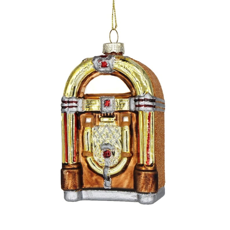 ChiveCeramics Jukebox Christmas Ornament - Thumbnail 2