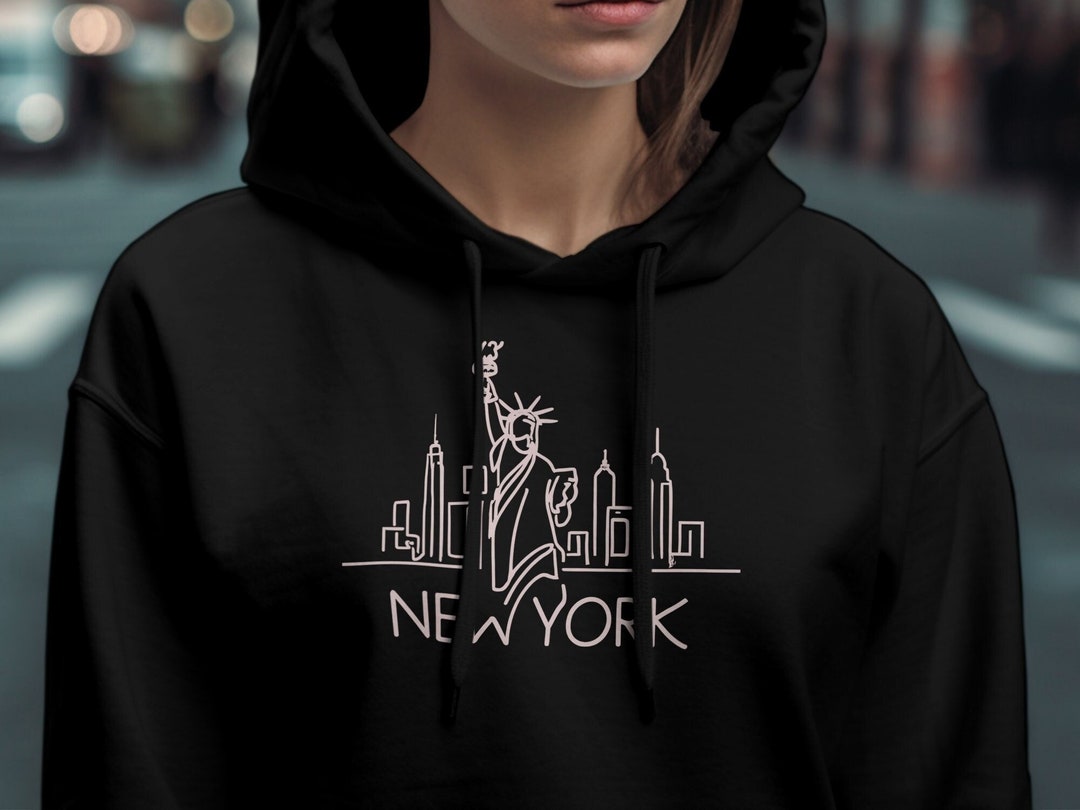 New York Embroidery Hoodie main image 1