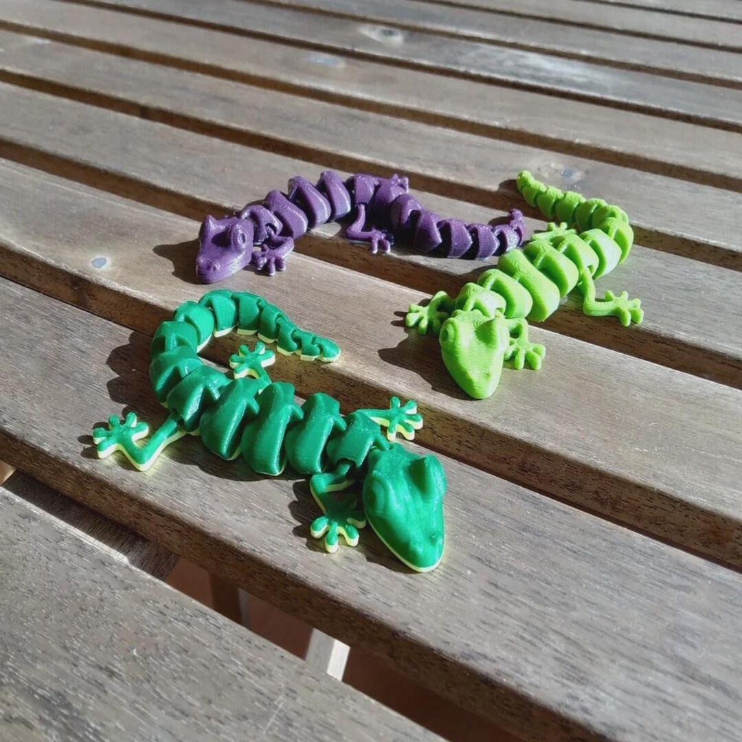 Lizard Fidget Springy Flexible Lizard Fidget Toy - Etsy