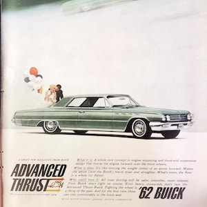 Vintage 1961 Advanced Thrust Buick Print Ad