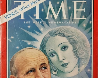 Vintage Time Magazine March 8, 1963 Physicist William Pickering