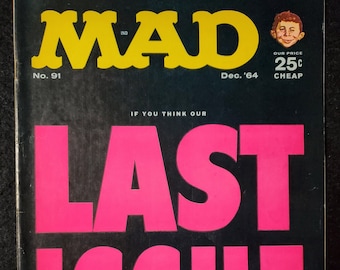 Revista Mad Vintage #91 de diciembre de 1964