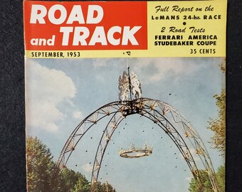 Vintage Road and Track Magazine September 1953