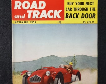 Vintage Road and Track Magazine November 1953