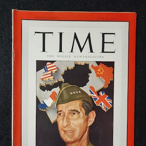 Vintage Time Magazine June 24, 1946 General Mark Wayne Clark