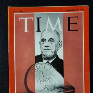 Vintage Time Magazine November 29, 1968 World Money Crisis