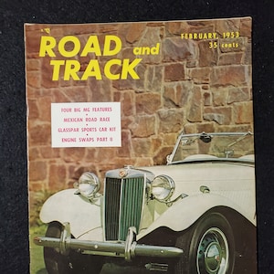 Vintage Road and Track Magazine February 1953