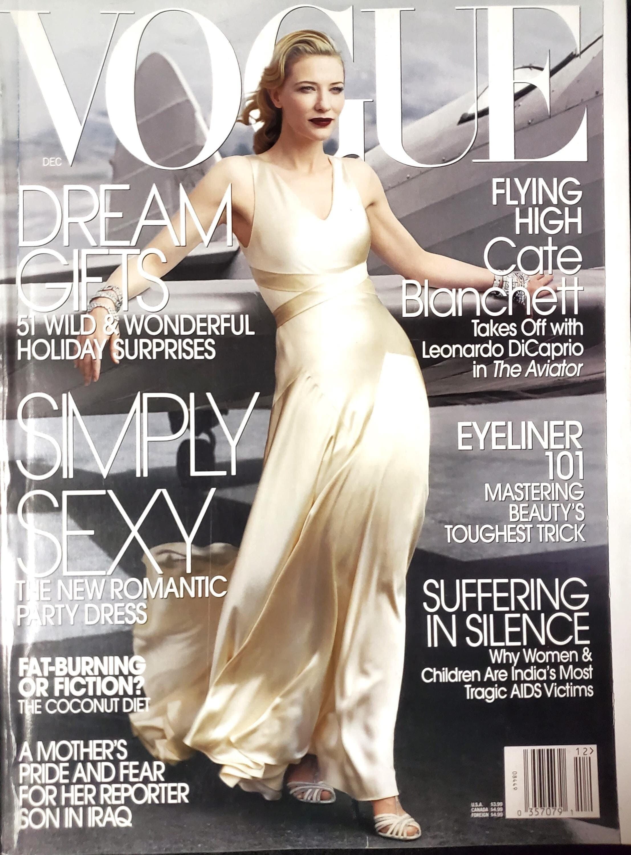 Vintage December 2004 Vogue Magazine Cate Blanchett Cover - Etsy